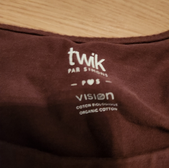 Chocolate Brown Scoop Neck - Picture 3 of 3